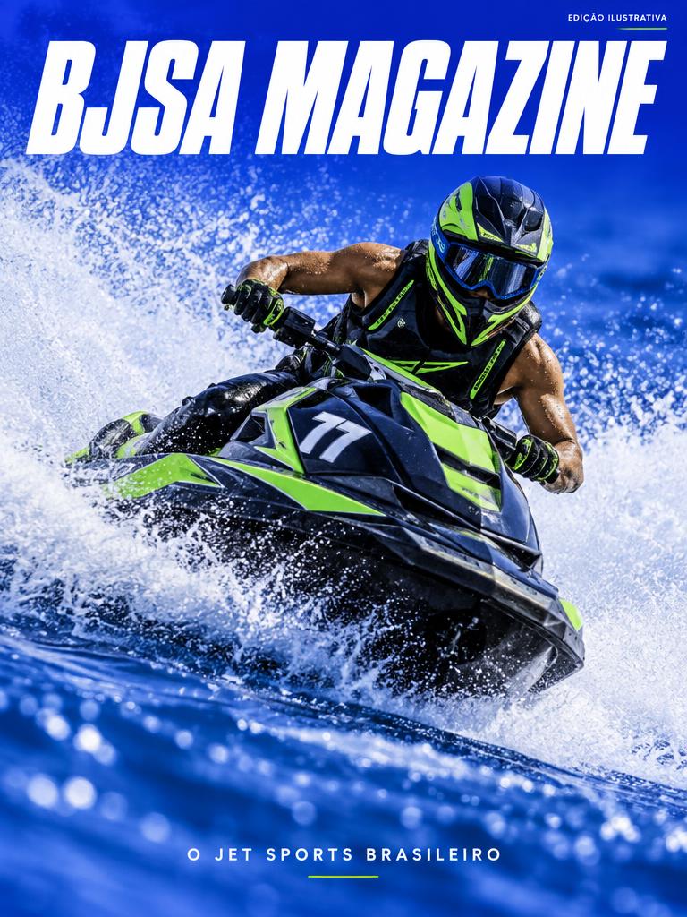 Capa editorial demonstrativa BJSA Magazine
